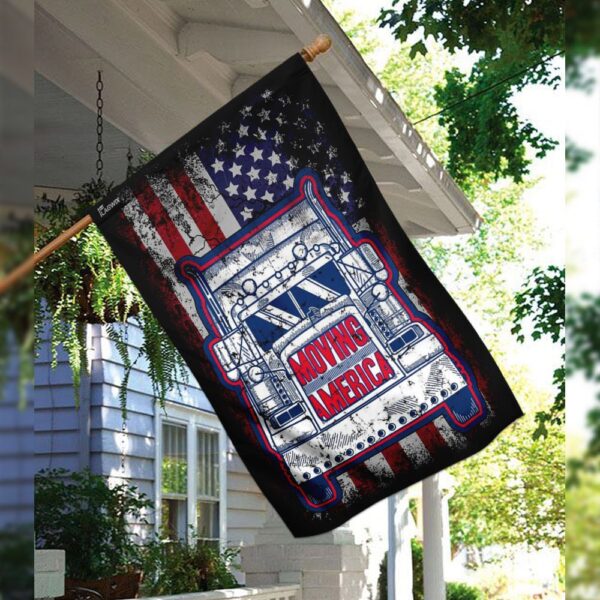 Truckers Move America Flag: THN2021F3 - Support American Truckers - Image 3