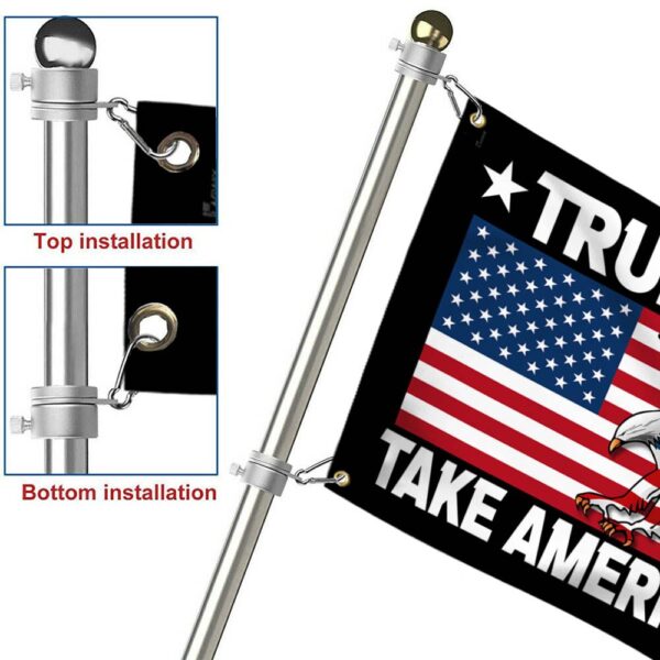 Trump 2024 Grommet Flag: Take America Back - Image 5