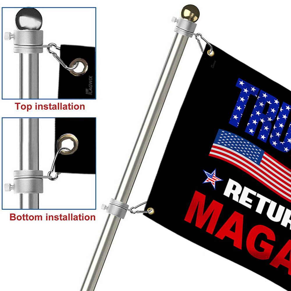 Trump 2024 MAGA King Grommet Flag: TQN313GF - Image 6