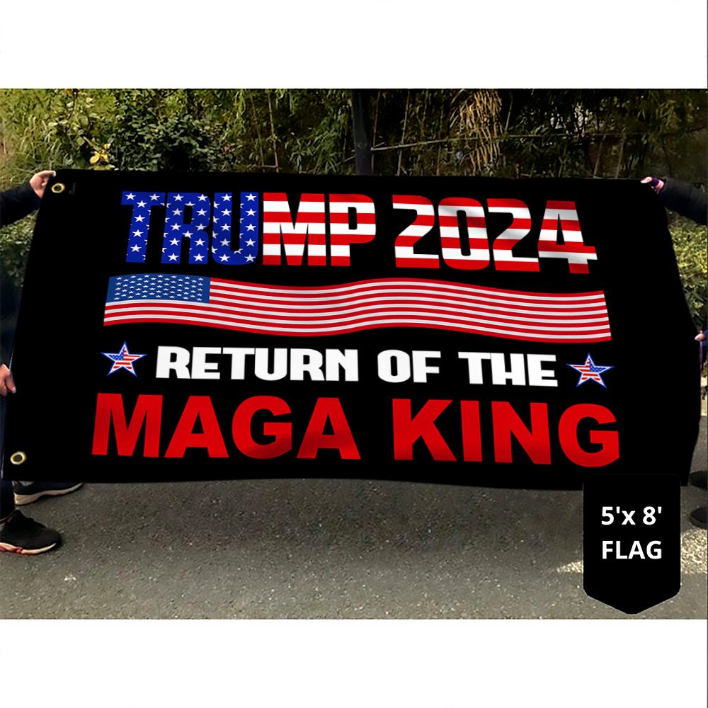 Trump 2024 MAGA King Grommet Flag: TQN313GF - Image 4