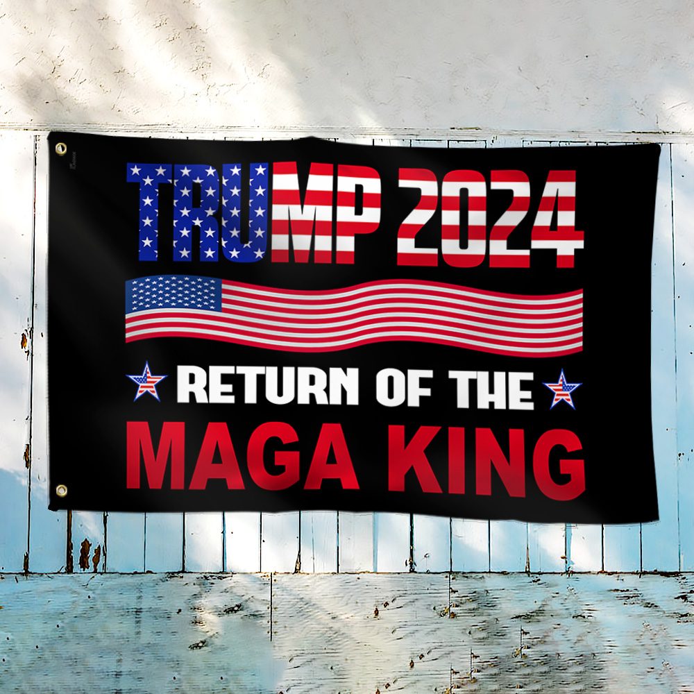 Trump 2024 MAGA King Grommet Flag: TQN313GF - Image 3