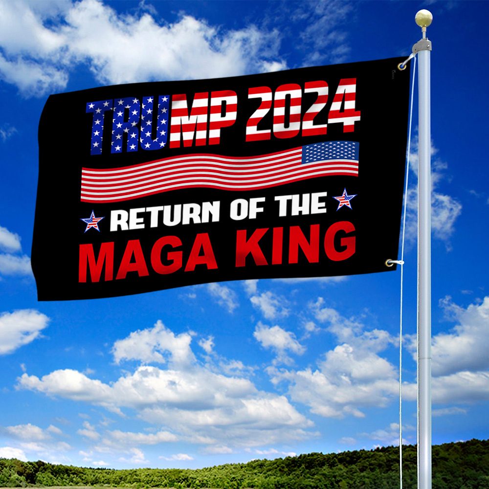 Trump 2024 MAGA King Grommet Flag: TQN313GF - Image 2