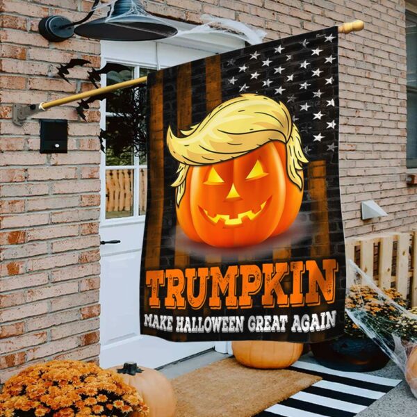 Trumpkin Halloween Flag: Make Halloween Great Again