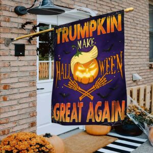 Trumpkin Halloween Flag: Make Halloween Great Again