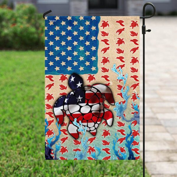 Patriotic Turtle American Flag Decor PN283Frs - Image 6