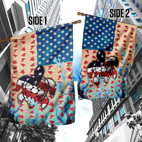 Patriotic Turtle American Flag Decor PN283Frs - Image 5