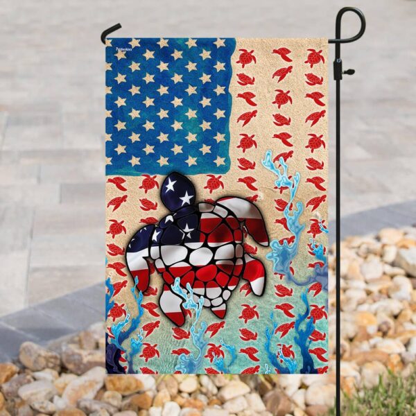 Patriotic Turtle American Flag Decor PN283Frs - Image 8