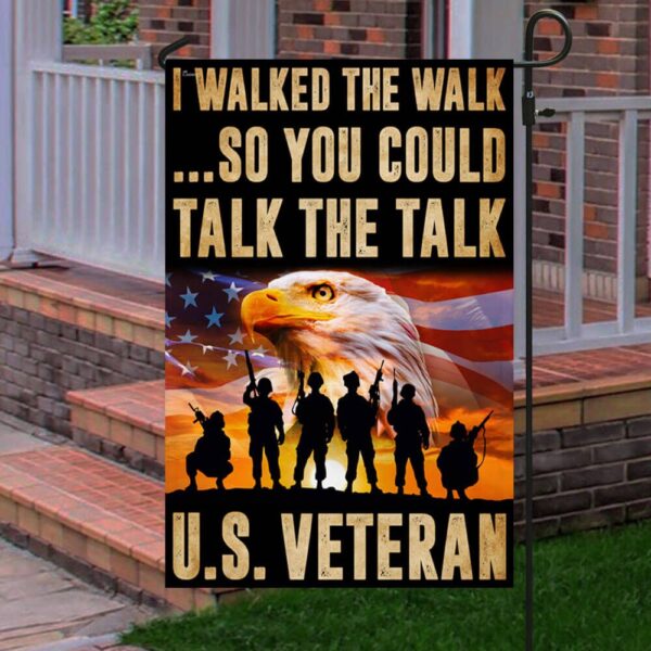 Veteran Flag: I Walked The Walk - TQN1015F - Image 5