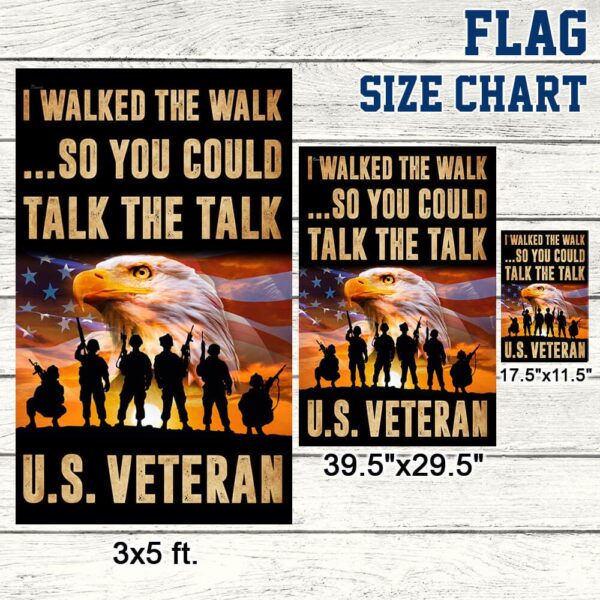 Veteran Flag: I Walked The Walk - TQN1015F - Image 9