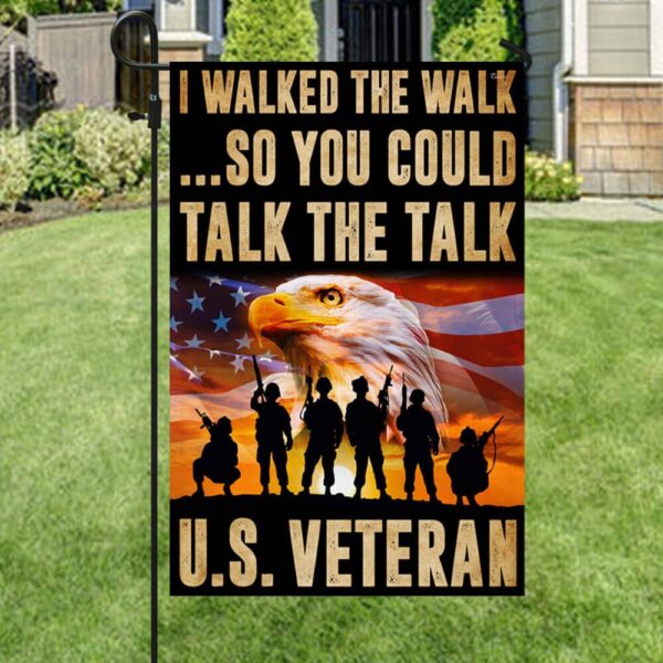 Veteran Flag: I Walked The Walk - TQN1015F - Image 6