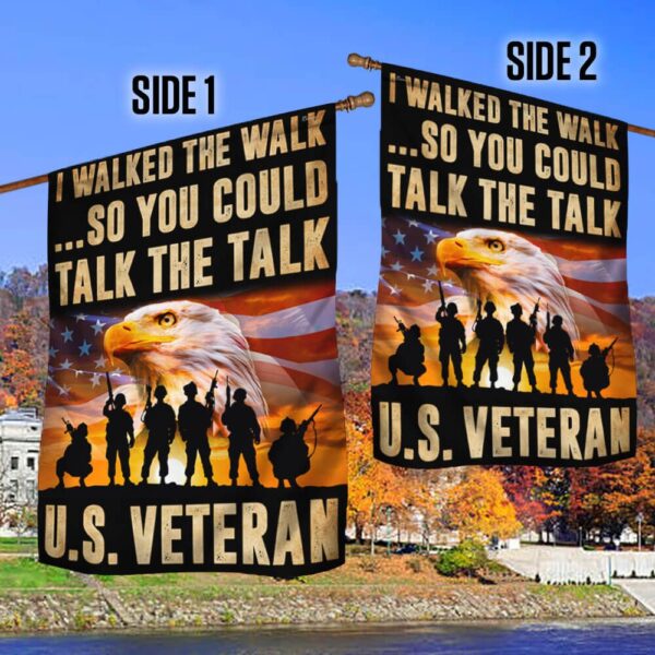 Veteran Flag: I Walked The Walk - TQN1015F - Image 3