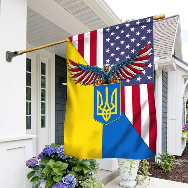 Ukrainian American Flag TRL1871F: Show Your Support