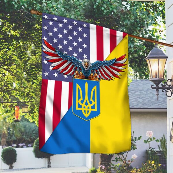 Ukrainian American Flag TRL1871F: Show Your Support - Image 2
