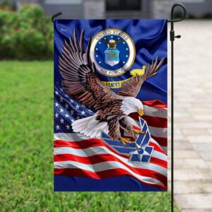 American Eagle Garden Flag: US Air Force Patriotic Decor