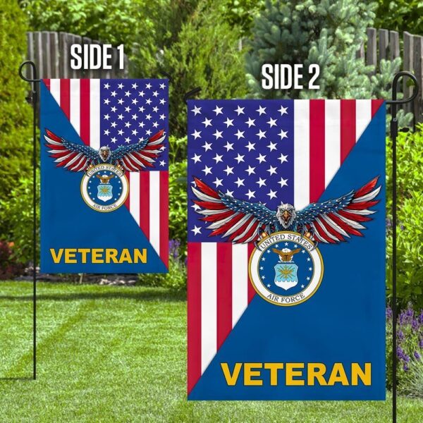 USAF Veteran Garden Flag: American Hero, Proudly Displayed - Image 3