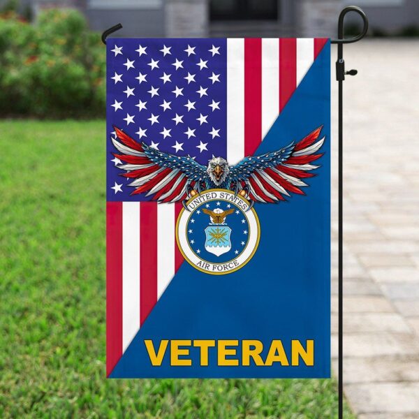 USAF Veteran Garden Flag: American Hero, Proudly Displayed - Image 2