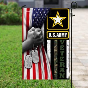 United States Army Veteran America Garden Flag
