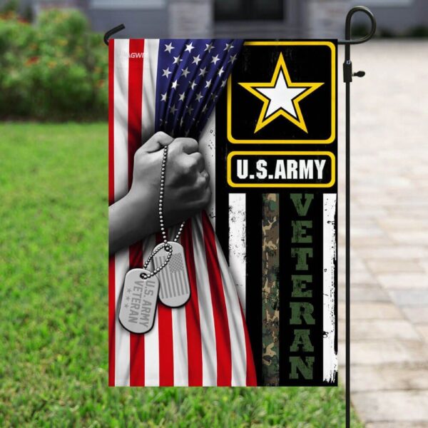 United States Army Veteran America Garden Flag