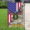 United States Army Veteran American US Garden Flag