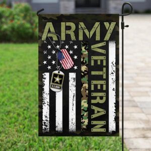 United States Army Veteran Garden Flag