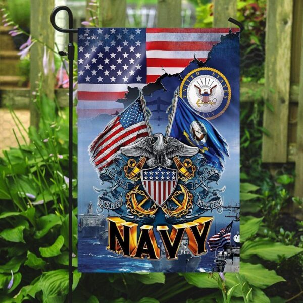 United States Navy America Garden Flag - Image 2
