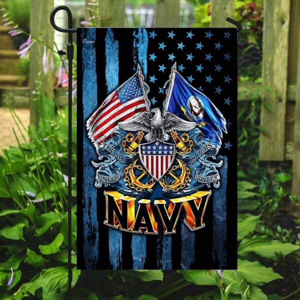 United States Navy American Garden Flag - Image 2