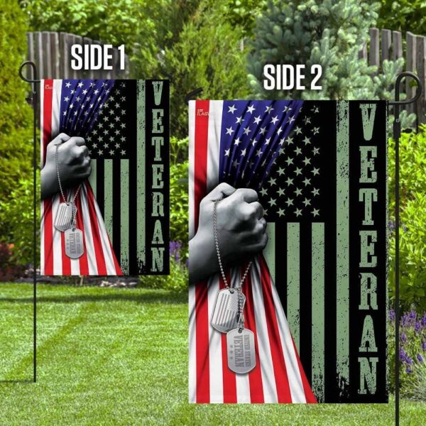 United States Veteran America Garden Flag - Image 3