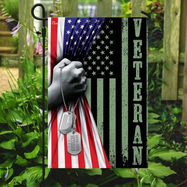 United States Veteran America Garden Flag - Image 2