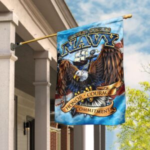 United States Vyna. Honor, Courage, Commitment Flag THN2147F