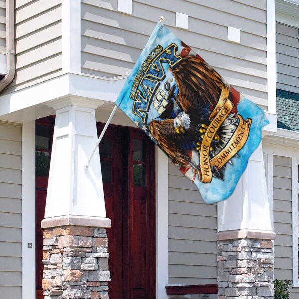 United States Vyna. Honor, Courage, Commitment Flag THN2147F - Image 4