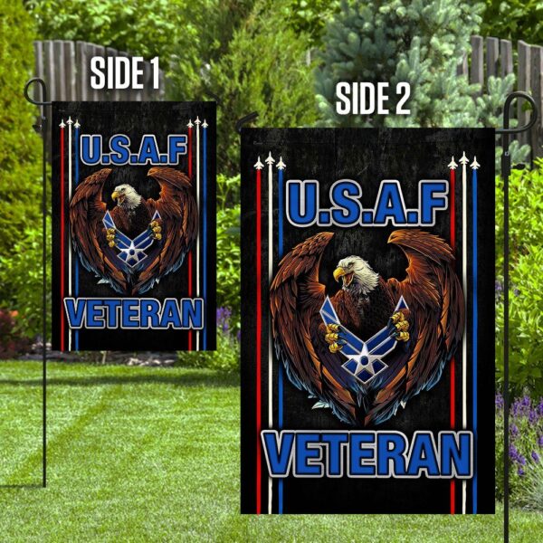 US Air Force Veteran Garden Flag: Proudly Display Your Service - Image 3
