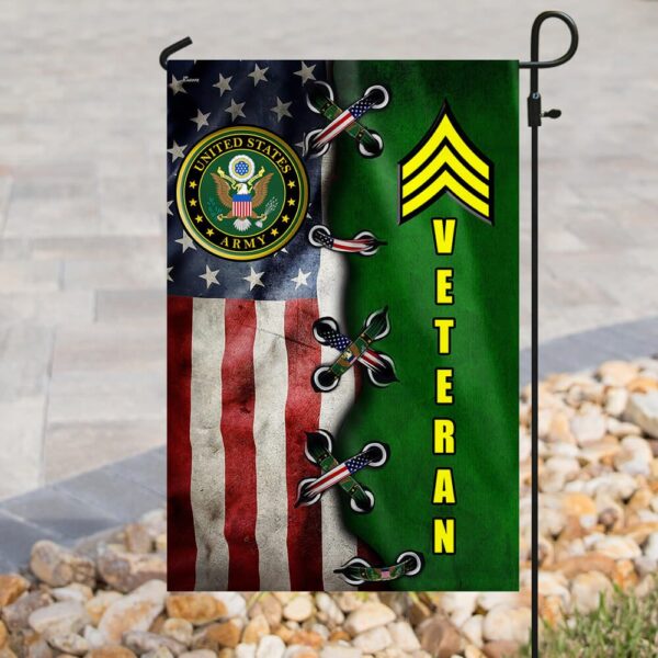 US Army Sergeant Veteran Flag - PN275F: Show Your Pride - Image 3