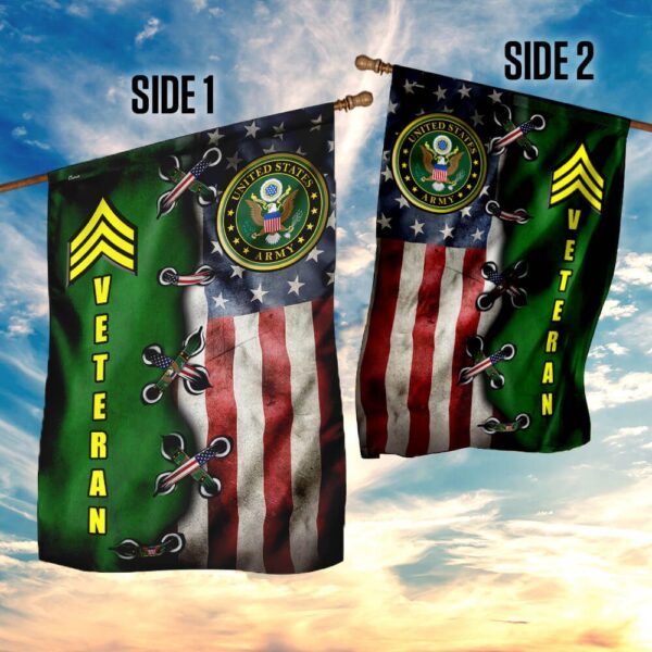 US Army Sergeant Veteran Flag - PN275F: Show Your Pride - Image 10