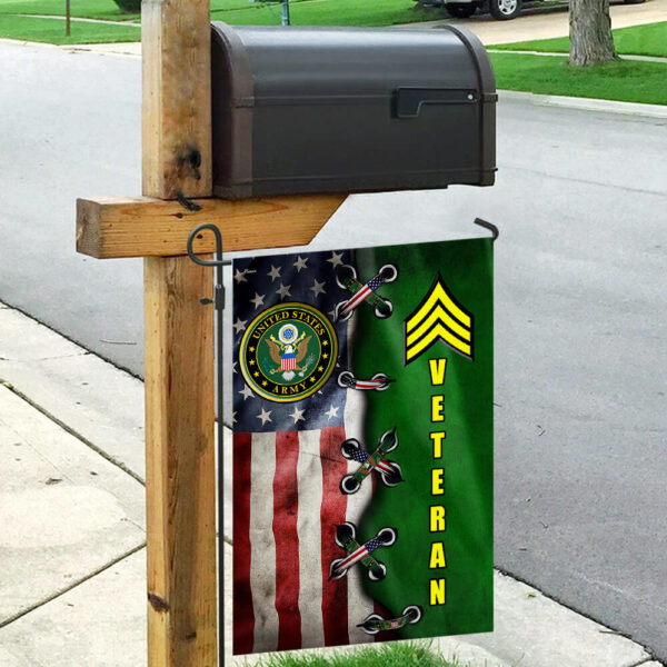 US Army Sergeant Veteran Flag - PN275F: Show Your Pride - Image 4
