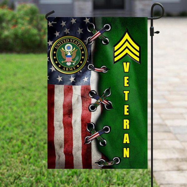 US Army Sergeant Veteran Flag - PN275F: Show Your Pride