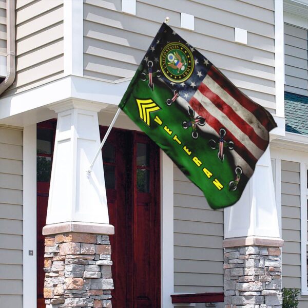 US Army Sergeant Veteran Flag - PN275F: Show Your Pride - Image 9
