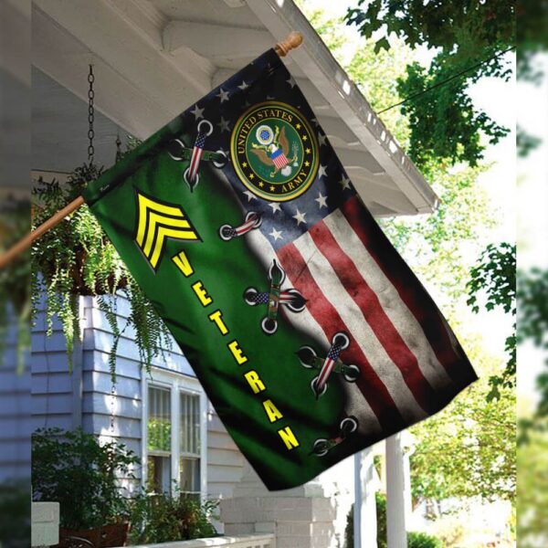 US Army Sergeant Veteran Flag - PN275F: Show Your Pride - Image 8