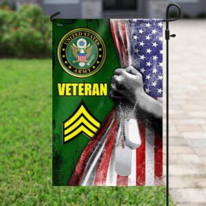 US Army Sergeant Veteran Flag: PN275Fv1 - Show Your Support