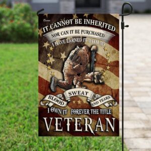 Patriotic US Veteran Garden Flag: Honor Their Service