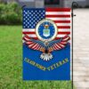 US Air Force Veteran Garden Flag: Patriotic Home Decor