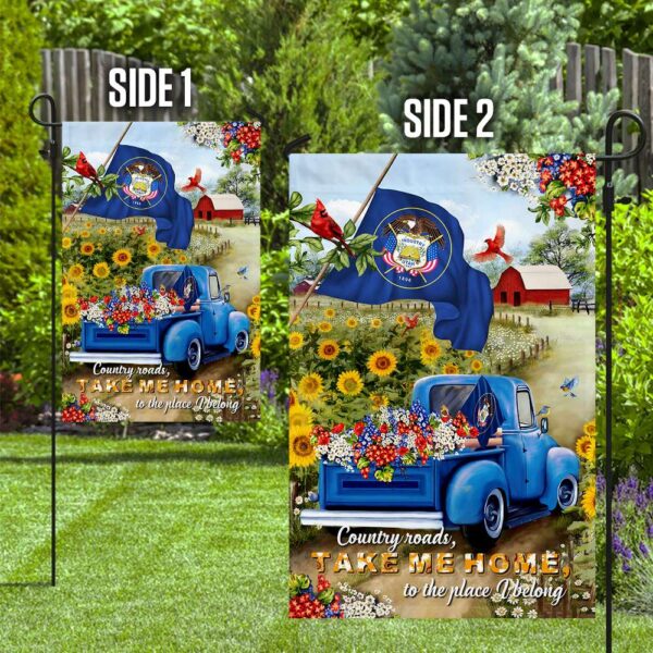 Utah Country Roads Flag: PSL166Fv3 - Scenic State Pride - Image 5