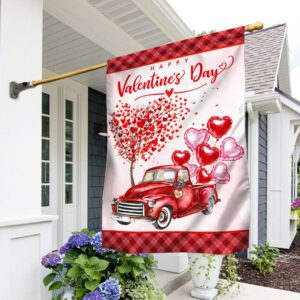 Valentine's Day Flag Truck: Loads of Love (TQN843F)