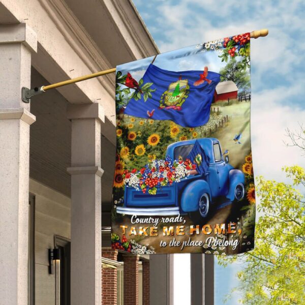 Vermont Country Roads Flag: PSL166Fv14 - Authentic New England Decor - Image 6