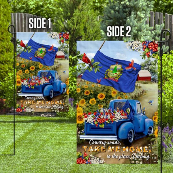 Vermont Country Roads Flag: PSL166Fv14 - Authentic New England Decor - Image 5