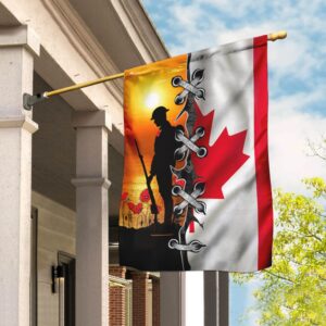 Veteran Canadian Flag TRL43F: Show Your Canadian Pride