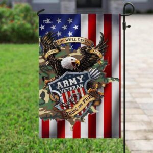 Veteran Garden Flag United States Army Veteran Since 1775 Garden Flag