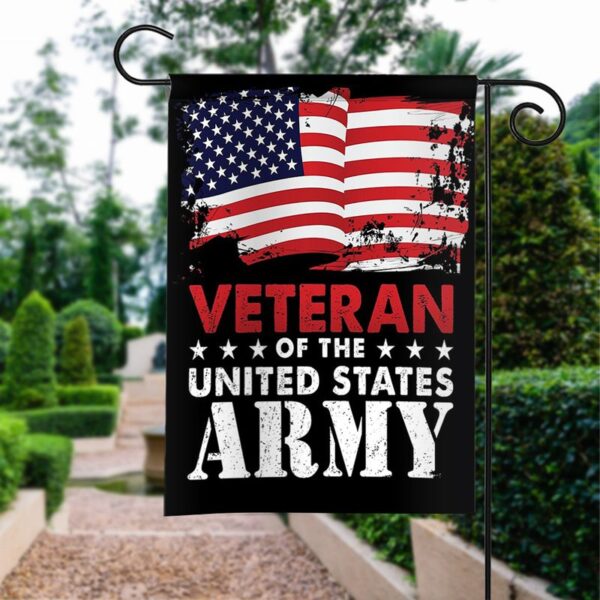 USA Veteran Garden Flag: Patriotic Outdoor Decor