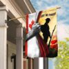 Lest We Forget: Canadian Veteran Remembrance Day Flag (THB2305F)