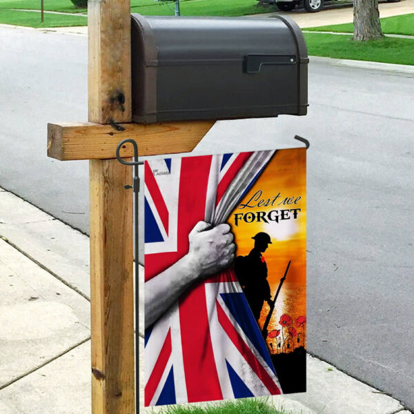 Lest We Forget: Union Jack Remembrance Day Flag - Image 9