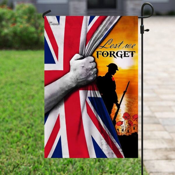Lest We Forget: Union Jack Remembrance Day Flag - Image 6
